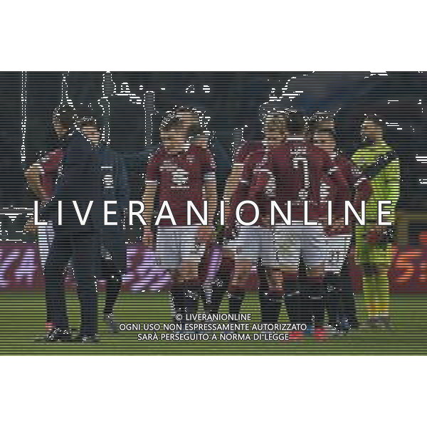Torino 08.02.2020 Stadio Grande Torino ©Falzone/Agenzia Aldo Liverani 08.02.2020 23^ giornata Torino vs Sampdoria Serie A Tim 2019-2020 Nella foto : Delusione fine partita di Andrea Belotti e compagni