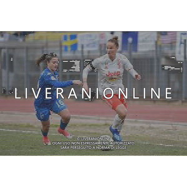 Calcio Coppa Italia Femminile 2019/2020 Empoli, Italia 09/02/2020 Empoli Ladies vs Juventus Nella foto: Andrea Staskova (Juventus) e Flaminia Simonetti (Empoli Ladies) ©Lisa Guglielmi - Alessio Marini / AGENZIA ALDO LIVERANI SAS