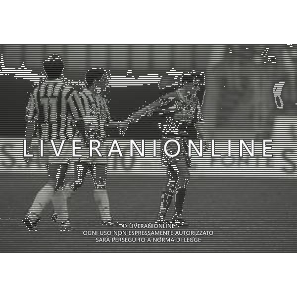 01-09 1991 TORINO CAMPIONATO DI CALCIO SERIE A JUVENTUS FIORENTINA 1-0 NELLA FOTO ROBERTO BAGGIO E MASSIMO ORLANDO AG ALDO LIVERANI SAS