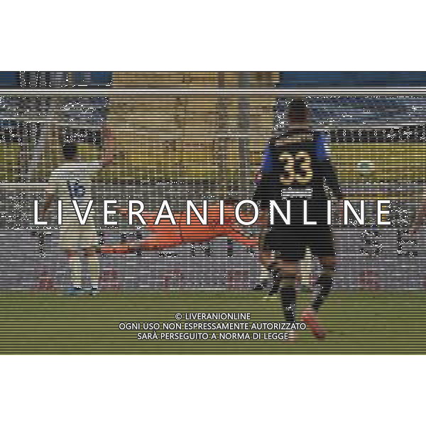 Campionato di Calcio Serie B 2019/2020 Pisa, Italia 09/02/2020 Pisa vs Chievo Nella foto: Entra in porta il pallone dell\'1-1 di Lisi ©Gabriele Masotti - Alessio Marini / AGENZIA ALDO LIVERANI SAS