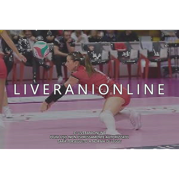 Campionato di Volley Serie A1 Femminile 2019/2020 Busto Arsizio, Italia 09/02/2020 Unet E-Work Busto Arsizio vs Igor Gorgonzola Novara Nella foto: bagher di Alessia Gennari (UYBA Unet E-Work Busto Arsizio) ©Elisa Calabrese - Alessio Marini / AGENZIA ALDO LIVERANI SAS