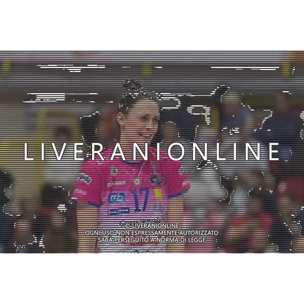 Campionato di Volley Serie A1 Femminile 2019/2020 Busto Arsizio, Italia 09/02/2020 Unet E-Work Busto Arsizio vs Igor Gorgonzola Novara Nella foto: Stefana Veljkovic (Igor Gorgonzola Novara) ©Elisa Calabrese - Alessio Marini / AGENZIA ALDO LIVERANI SAS
