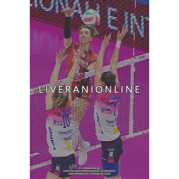 Campionato di Volley Serie A1 Femminile 2019/2020 Busto Arsizio, Italia 09/02/2020 Unet E-Work Busto Arsizio vs Igor Gorgonzola Novara Nella foto: schiacciata d Alessia Gennari (UYBA Unet E-Work Busto Arsizio) ©Elisa Calabrese - Alessio Marini / AGENZIA ALDO LIVERANI SAS