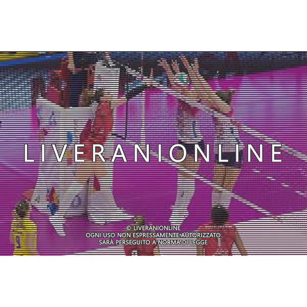 Campionato di Volley Serie A1 Femminile 2019/2020 Busto Arsizio, Italia 09/02/2020 Unet E-Work Busto Arsizio vs Igor Gorgonzola Novara Nella foto: schiacciata d Alessia Gennari (UYBA Unet E-Work Busto Arsizio) ©Elisa Calabrese - Alessio Marini / AGENZIA ALDO LIVERANI SAS