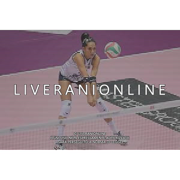 Campionato di Volley Serie A1 Femminile 2019/2020 Firenze, Italia 09/02/2020 Il Bisonte Firenze vs Reale Mutua Fenera Chieri Nella foto: Anastasia Guerra in ricezione (Chieri) ©Filippo Tomasi - Alessio Marini / AGENZIA ALDO LIVERANI SAS