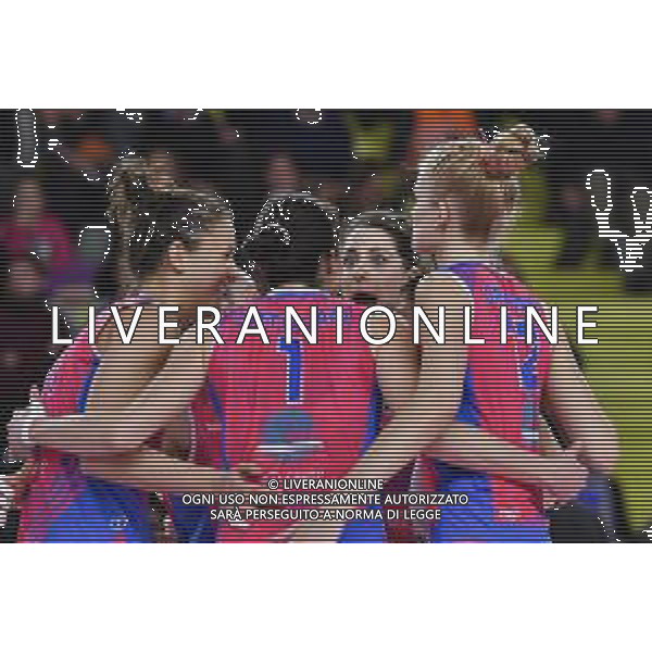 Campionato di Volley Serie A1 Femminile 2019/2020 Scandicci (FI), Italia 09/02/2020 Savino Del Bene Scandicci vs Saugella Monza Nella foto: Esultanza Saugella Monza ©Lisa Guglielmi - Alessio Marini / AGENZIA ALDO LIVERANI SAS