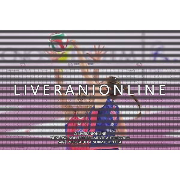 Campionato di Volley Serie A1 Femminile 2019/2020 Scandicci (FI), Italia 09/02/2020 Savino Del Bene Scandicci vs Saugella Monza Nella foto: Secondo tocco di Ofelia Malinov (Savino Del Bene Scandicci) ©Lisa Guglielmi - Alessio Marini / AGENZIA ALDO LIVERANI SAS