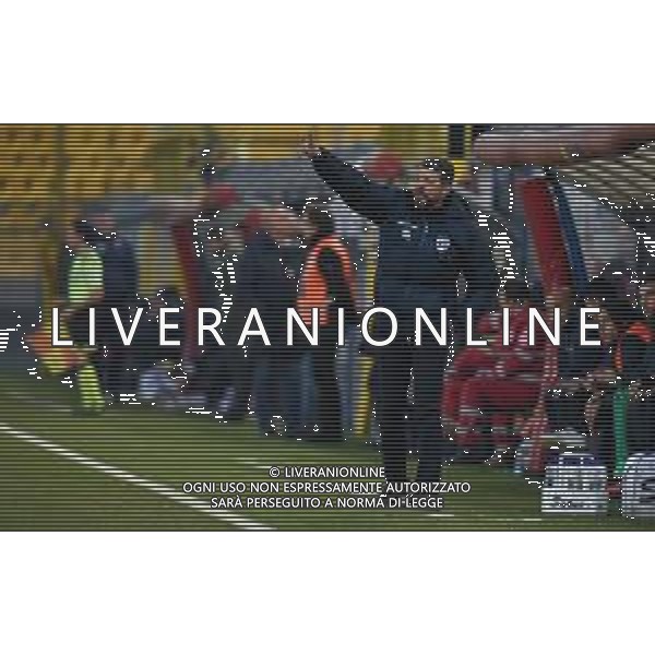Campionato di Calcio Serie C - Lega Pro 2019/2020 Castellamare di Stabia, Italia 09/02/2020 Cavese vs Catania Nella foto: Il tecnico della Cavese 1919 Salvatore Campilongo FOTO ANDREA D\'AMICO-ALESSIO MARINI-AG ALDO LIVERANI SAS