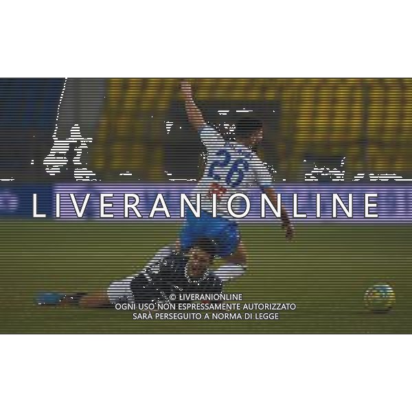 Campionato di Calcio Serie C - Lega Pro 2019/2020 Castellamare di Stabia, Italia 09/02/2020 Cavese vs Catania Nella foto: Contrasto tra Alessandro D\'Andrea (36) Cavese 1919e Luca Calapai (26) Calcio Catania FOTO ANDREA D\'AMICO-ALESSIO MARINI-AG ALDO LIVERANI SAS