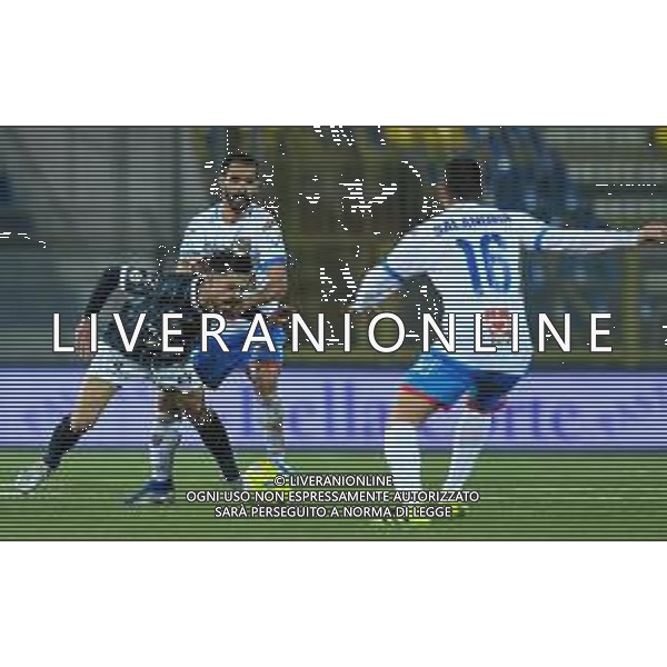 Campionato di Calcio Serie C - Lega Pro 2019/2020 Castellamare di Stabia, Italia 09/02/2020 Cavese vs Catania Nella foto: Marco Castagna (4) Cavese 1919 e Bruno Leonardo Vicente (4) Calcio Catania FOTO ANDREA D\'AMICO-ALESSIO MARINI-AG ALDO LIVERANI SAS