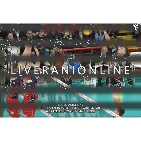 Campionato di Volley Superlega Serie A 2019/2020 Perugia, Italia 09/02/2020 Sir Safety Conad Perugia vs Gas Sales Piacenza Nella foto: aleksandar atanasijevic (n.14 opposto sir safety conad perugia) alza FOTO LORIS CERQUIGLINI-ALESSIO MARINI-AG ALDO LIVERANI SAS