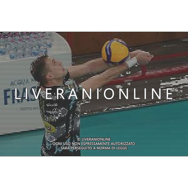 Campionato di Volley Superlega Serie A 2019/2020 Perugia, Italia 09/02/2020 Sir Safety Conad Perugia vs Gas Sales Piacenza Nella foto: aleksandar atanasijevic (n.14 opposto sir safety conad perugia) alza FOTO LORIS CERQUIGLINI-ALESSIO MARINI-AG ALDO LIVERANI SAS
