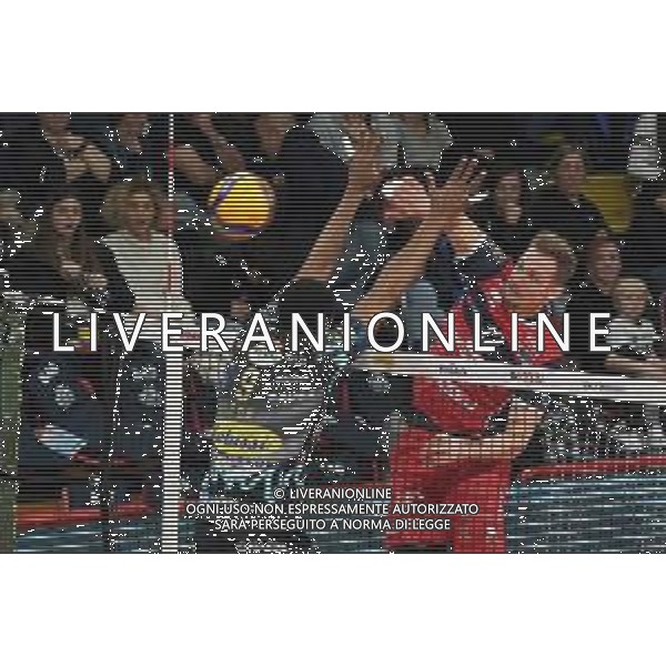 Campionato di Volley Superlega Serie A 2019/2020 Perugia, Italia 09/02/2020 Sir Safety Conad Perugia vs Gas Sales Piacenza Nella foto: berger alexander (n.12 schiacciatore - spiker gas sales piacenza) FOTO LORIS CERQUIGLINI-ALESSIO MARINI-AG ALDO LIVERANI SAS
