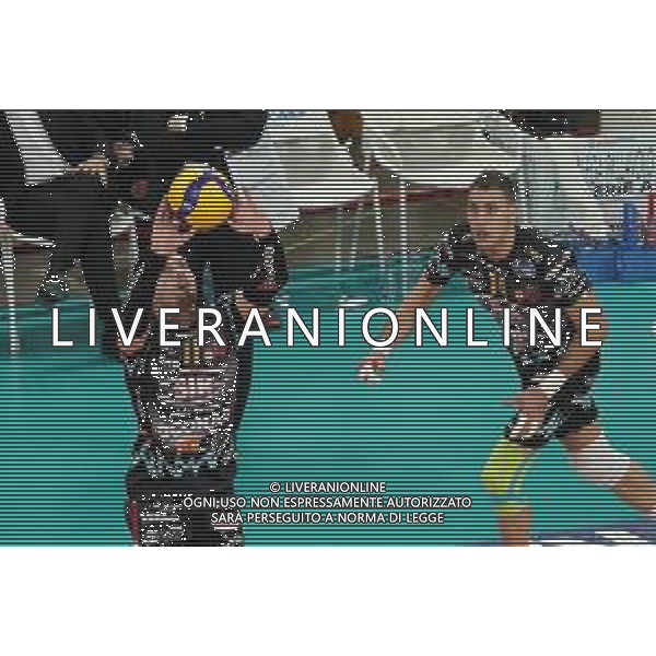 Campionato di Volley Superlega Serie A 2019/2020 Perugia, Italia 09/02/2020 Sir Safety Conad Perugia vs Gas Sales Piacenza Nella foto: tzimafei zhukouski (n.11 palleggiatore sir safety conad perugia) alza FOTO LORIS CERQUIGLINI-ALESSIO MARINI-AG ALDO LIVERANI SAS