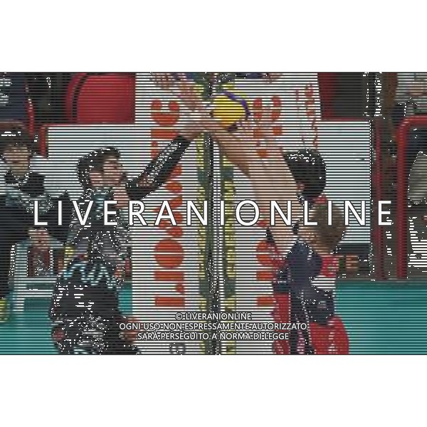 Campionato di Volley Superlega Serie A 2019/2020 Perugia, Italia 09/02/2020 Sir Safety Conad Perugia vs Gas Sales Piacenza Nella foto: filippo lanza (n.10 schiacciatore sir safety conad perugia) sschiaccia FOTO LORIS CERQUIGLINI-ALESSIO MARINI-AG ALDO LIVERANI SAS