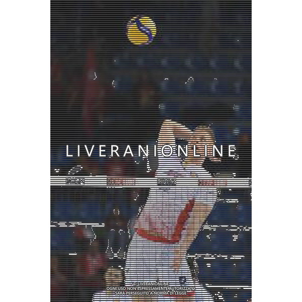 Campionato di Volley Superlega Serie A 2019/2020 Civitanova, Italia 09/02/2020 Cucine Lube Civitanova - Consar Ravenna Nella foto: Ter Horst Thijs (Consar Ravenna) FOTO ROBERTO BATOMEOLI-ALESSIO MARINI-AG ALDO LIVERANI SAS