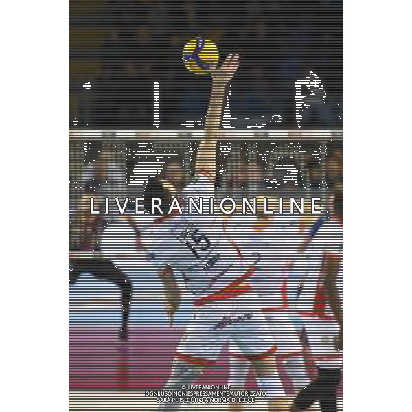 Campionato di Volley Superlega Serie A 2019/2020 Civitanova, Italia 09/02/2020 Cucine Lube Civitanova - Consar Ravenna Nella foto: Servizio Lavia Daniele (Consar Ravenna) FOTO ROBERTO BATOMEOLI-ALESSIO MARINI-AG ALDO LIVERANI SAS