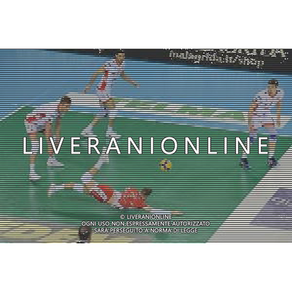 Campionato di Volley Superlega Serie A 2019/2020 Civitanova, Italia 09/02/2020 Cucine Lube Civitanova - Consar Ravenna Nella foto: Difesa Kovacic Jani (Consar Ravenna) FOTO ROBERTO BATOMEOLI-ALESSIO MARINI-AG ALDO LIVERANI SAS