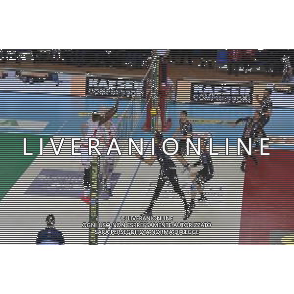 Campionato di Volley Superlega Serie A 2019/2020 Civitanova, Italia 09/02/2020 Cucine Lube Civitanova - Consar Ravenna Nella foto: Schiacciata Juantorena Osmany (Cucine Lube Civitanova) FOTO ROBERTO BATOMEOLI-ALESSIO MARINI-AG ALDO LIVERANI SAS