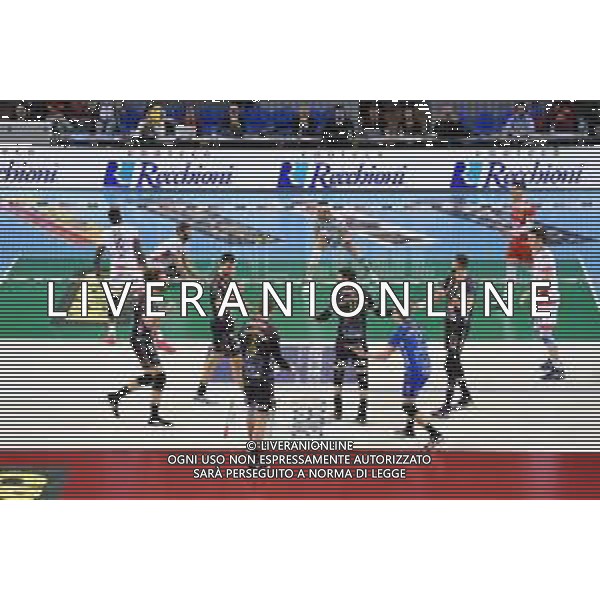 Campionato di Volley Superlega Serie A 2019/2020 Civitanova, Italia 09/02/2020 Cucine Lube Civitanova - Consar Ravenna Nella foto: Rsultanza giocatori Cucine Lube Civitanova FOTO ROBERTO BATOMEOLI-ALESSIO MARINI-AG ALDO LIVERANI SAS