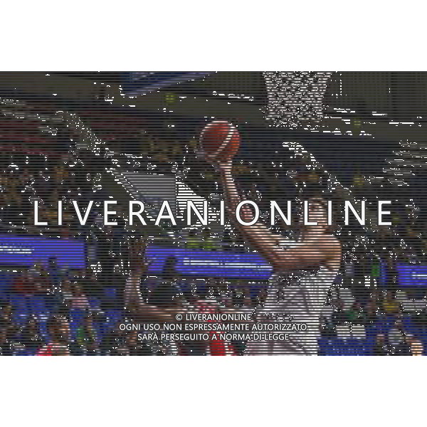 FIBA Intercontinental Cup Tenerife, Italia 09/02/2020 Finale 3° posto - S.Lorenzo de Almagro vs Rio Grande Valley Vipers Nella foto: Marcos Mata (San Lorenzo de Almagro) al tiro, ostacolato da Isaiah TAYLOR (Rio Grande Valley Vipers) FOTO DAVIDE DI LALLA-ALESSIO MARINI-AG ALDO LIVERANI SAS