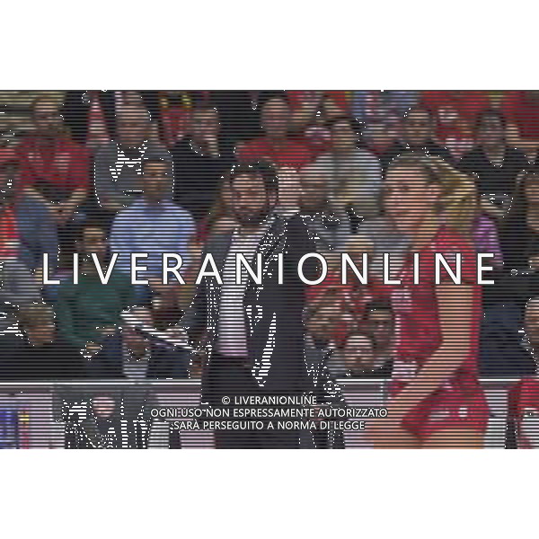 Campionato di Volley Serie A1 Femminile 2019/2020 Busto Arsizio, Italia 09/02/2020 Unet E-Work Busto Arsizio vs Igor Gorgonzola Novara Nella foto: coach Stefano Lavarini (UYBA Unet E-Work Busto Arsizio) ©Elisa Calabrese - Alessio Marini / AGENZIA ALDO LIVERANI SAS