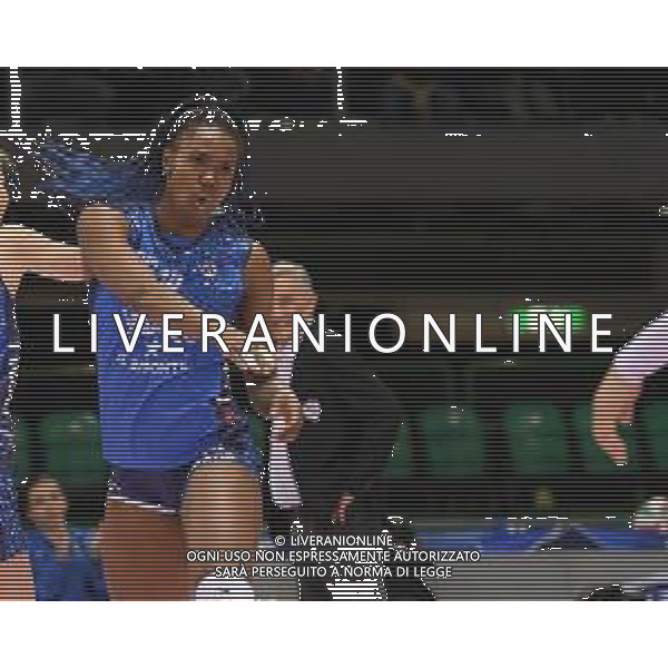 Campionato di Volley Serie A1 Femminile 2019/2020 Firenze, Italia 09/02/2020 Il Bisonte Firenze vs Reale Mutua Fenera Chieri Nella foto: Sylvia Nwakalor esultanza (Il Bisonte) ©Filippo Tomasi - Alessio Marini / AGENZIA ALDO LIVERANI SAS