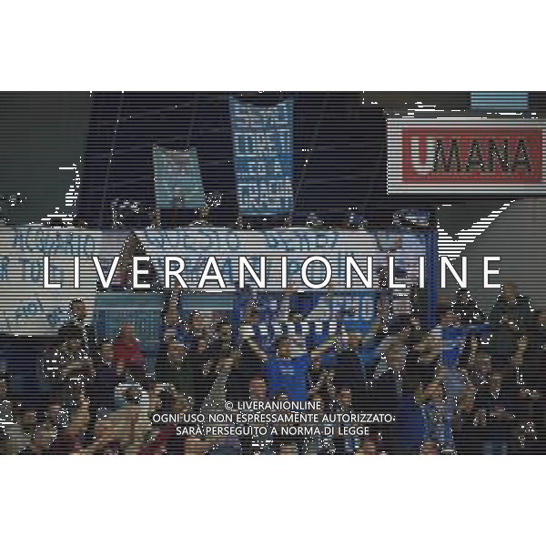 Campionato di Basket Serie A 2019/2020 Venezia, Italia 09/02/2020 Umana Reyer Venezia vs De Longhi Treviso Basket Nella foto: L\'altro striscione dei tifosi di Treviso FOTO MATTIA RADONI-ALESSIO MARINI-AG ALDO LIVERANI SAS