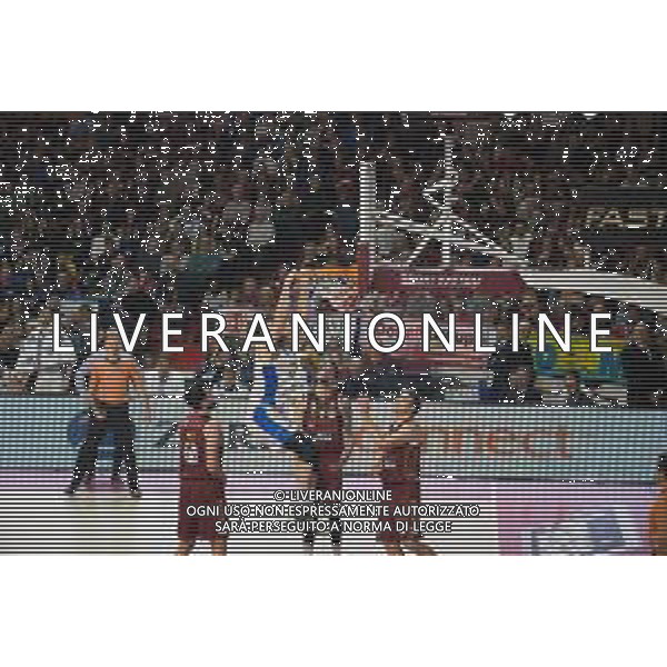 Campionato di Basket Serie A 2019/2020 Venezia, Italia 09/02/2020 Umana Reyer Venezia vs De Longhi Treviso Basket Nella foto: La schiacciata di Amedeo Tessitori (De\' Longhi Treviso) FOTO MATTIA RADONI-ALESSIO MARINI-AG ALDO LIVERANI SAS