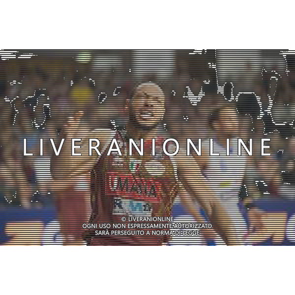 Campionato di Basket Serie A 2019/2020 Venezia, Italia 09/02/2020 Umana Reyer Venezia vs De Longhi Treviso Basket Nella foto: L\'esultanza di Jeremy Chappell (Umana Reyer Venezia) dopo il canestro FOTO MATTIA RADONI-ALESSIO MARINI-AG ALDO LIVERANI SAS
