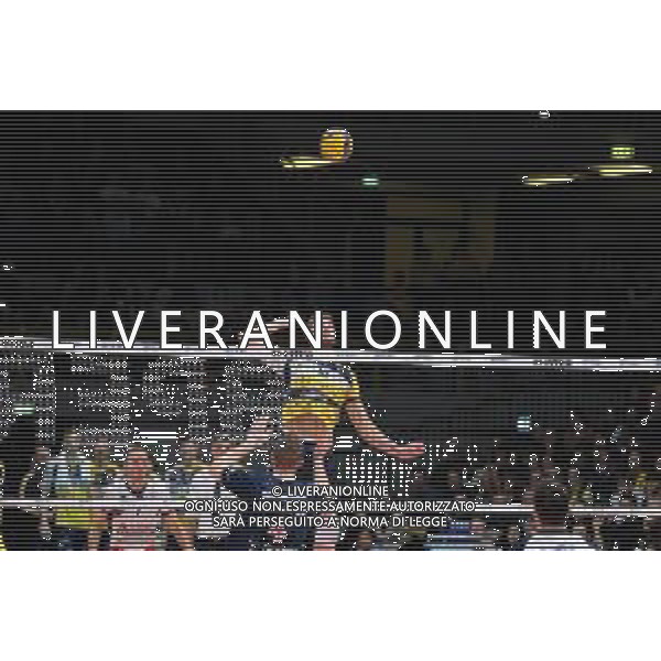 Campionato di Volley Superlega Serie A 2019/2020 Modena, Italia 09/02/2020 Leo Shoes Modena vs Allianz Milano Nella foto: Attacco di Bartosz Bednorz (10) (Leo Shoes Modena) FOTO DANIELE NICLI-ALESSIO MARINI-AG ALDO LIVERANI SAS