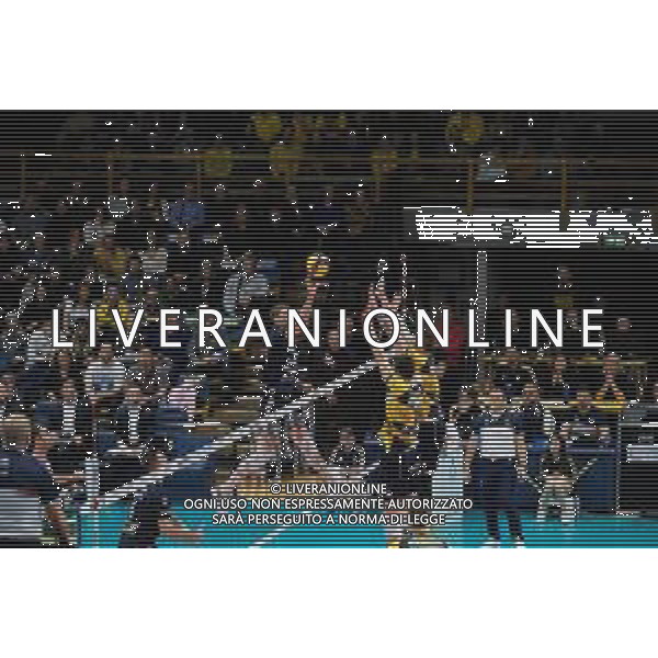 Campionato di Volley Superlega Serie A 2019/2020 Modena, Italia 09/02/2020 Leo Shoes Modena vs Allianz Milano Nella foto: Attacco di Trevor Clevenot (17) (Allianz Milano) FOTO DANIELE NICLI-ALESSIO MARINI-AG ALDO LIVERANI SAS