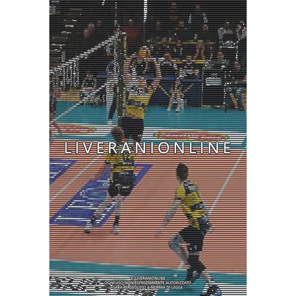 Campionato di Volley Superlega Serie A 2019/2020 Modena, Italia 09/02/2020 Leo Shoes Modena vs Allianz Milano Nella foto: Palleggio di Micah Christenson (11) (Leo Shoes Modena) FOTO DANIELE NICLI-ALESSIO MARINI-AG ALDO LIVERANI SAS
