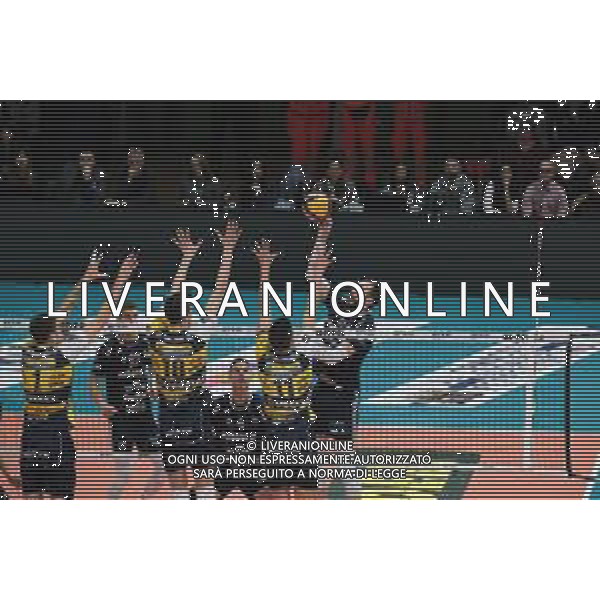 Campionato di Volley Superlega Serie A 2019/2020 Modena, Italia 09/02/2020 Leo Shoes Modena vs Allianz Milano Nella foto: Attacco di Nemanja Petric (09) (Allianz Milano) FOTO DANIELE NICLI-ALESSIO MARINI-AG ALDO LIVERANI SAS