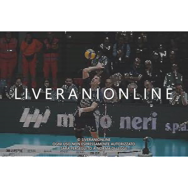 Campionato di Volley Superlega Serie A 2019/2020 Modena, Italia 09/02/2020 Leo Shoes Modena vs Allianz Milano Nella foto: Battuta di Jan Kozamernik (04) (Allianz Milano) FOTO DANIELE NICLI-ALESSIO MARINI-AG ALDO LIVERANI SAS