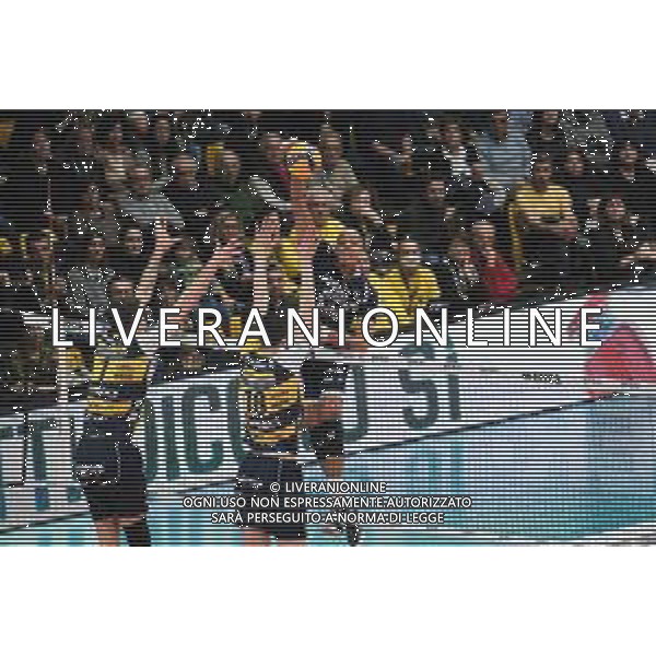 Campionato di Volley Superlega Serie A 2019/2020 Modena, Italia 09/02/2020 Leo Shoes Modena vs Allianz Milano Nella foto: Attacco di Nimir Abdel Aziz (01) (Allianz Milano) FOTO DANIELE NICLI-ALESSIO MARINI-AG ALDO LIVERANI SAS