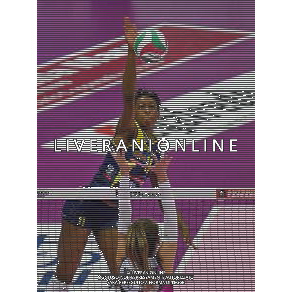 Campionato di Volley Serie A1 Femminile 2019/2020 Treviso, Italia 09/02/2020 Imoco Volley Conegliano vs Golden Tulip Volalto 2.0 Caserta Nella foto: Chiaka Ogbogu (Conegliano) FOTO ETTORE GRIFFONI-ALESSIO MARINI-AG ALDO LIVERANI SAS