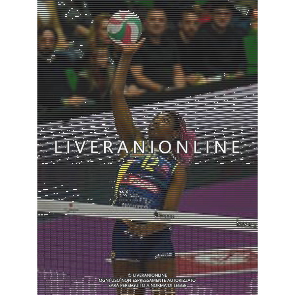 Campionato di Volley Serie A1 Femminile 2019/2020 Treviso, Italia 09/02/2020 Imoco Volley Conegliano vs Golden Tulip Volalto 2.0 Caserta Nella foto: Terry Enweonwu (Conegliano) FOTO ETTORE GRIFFONI-ALESSIO MARINI-AG ALDO LIVERANI SAS