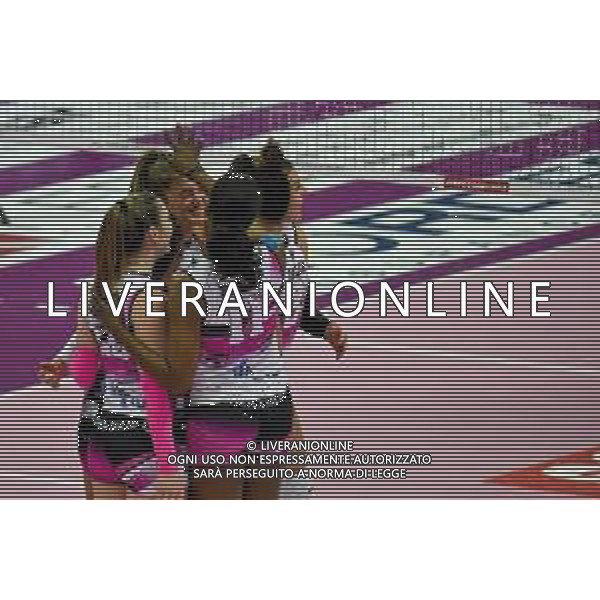 Campionato di Volley Serie A1 Femminile 2019/2020 Treviso, Italia 09/02/2020 Imoco Volley Conegliano vs Golden Tulip Volalto 2.0 Caserta Nella foto: Esultanza Golden Tulip Volalto 2.0 Caserta FOTO ETTORE GRIFFONI-ALESSIO MARINI-AG ALDO LIVERANI SAS