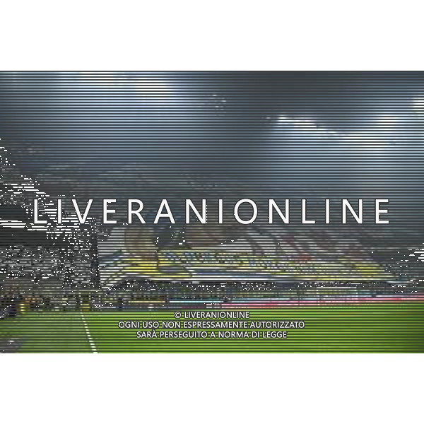 coreografia curva nord tifosi inter Inter vs Milan Campionato Serie A TIM - 23¬∞ giornata Milano 09-02-2020 Stadio Giuseppe Meazza - San Siro foto Roberto Garavaglia - ag. Aldo Liverani sas / AGENZIA ALDO LIVERANI SAS