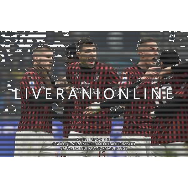esultanza di ante Rebic dopo il gol del 0-1 milan Inter vs Milan Campionato Serie A TIM - 23¬∞ giornata Milano 09-02-2020 Stadio Giuseppe Meazza - San Siro foto Roberto Garavaglia - ag. Aldo Liverani sas / AGENZIA ALDO LIVERANI SAS
