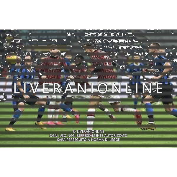 zlatan Ibrahimovic segna il gol del 0-2 Milan Inter vs Milan Campionato Serie A TIM - 23¬∞ giornata Milano 09-02-2020 Stadio Giuseppe Meazza - San Siro foto Roberto Garavaglia - ag. Aldo Liverani sas / AGENZIA ALDO LIVERANI SAS