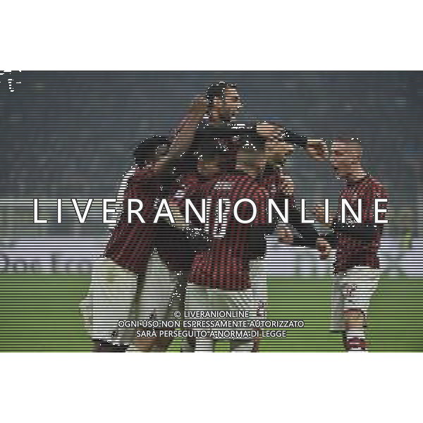 esultanza di zlatan Ibrahimovic dopo il gol del 0-2 Milan Inter vs Milan Campionato Serie A TIM - 23¬∞ giornata Milano 09-02-2020 Stadio Giuseppe Meazza - San Siro foto Roberto Garavaglia - ag. Aldo Liverani sas / AGENZIA ALDO LIVERANI SAS