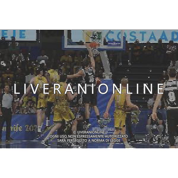 FIBA Intercontinental Cup Tenerife, Italia 09/02/2020 Finale - Segafredo Virtus Bologna vs Iberostar Tenerife Nella foto: Marcos Delia (Segafredo Virtus Bologna) in schiacciata FOTO DAVIDE DI LALLA-ALESSIO MARINI-AG ALDO LIVERANI SAS