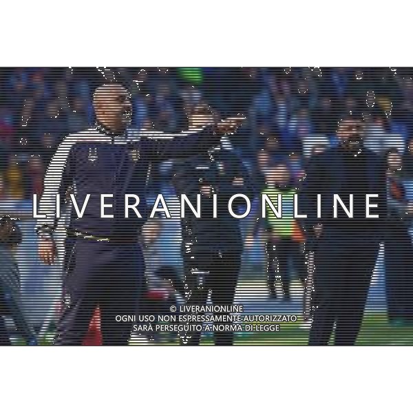 Campionato di Calcio Serie A 2019/2020 Napoli, Italia 09/02/2020 Napoli vs Lecce Nella foto: Fabio Liverani FOTO MARCO IORIO-ALESSIO MARINI-AG ALDO LIVERANI SAS