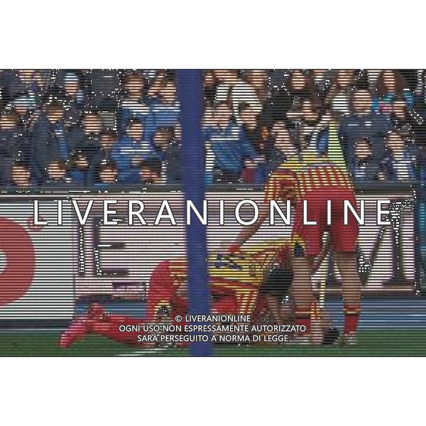 Campionato di Calcio Serie A 2019/2020 Napoli, Italia 09/02/2020 Napoli vs Lecce Nella foto: Esultanza secondo gol Gianluca Lapadula FOTO MARCO IORIO-ALESSIO MARINI-AG ALDO LIVERANI SAS