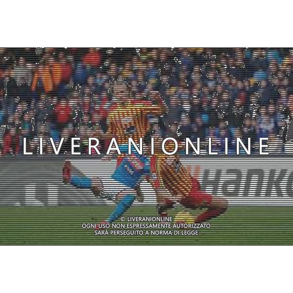 Campionato di Calcio Serie A 2019/2020 Napoli, Italia 09/02/2020 Napoli vs Lecce Nella foto: Gianluca Lapadula FOTO MARCO IORIO-ALESSIO MARINI-AG ALDO LIVERANI SAS