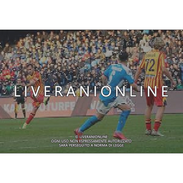 Campionato di Calcio Serie A 2019/2020 Napoli, Italia 09/02/2020 Napoli vs Lecce Nella foto: Gol Marco Mancosu FOTO MARCO IORIO-ALESSIO MARINI-AG ALDO LIVERANI SAS