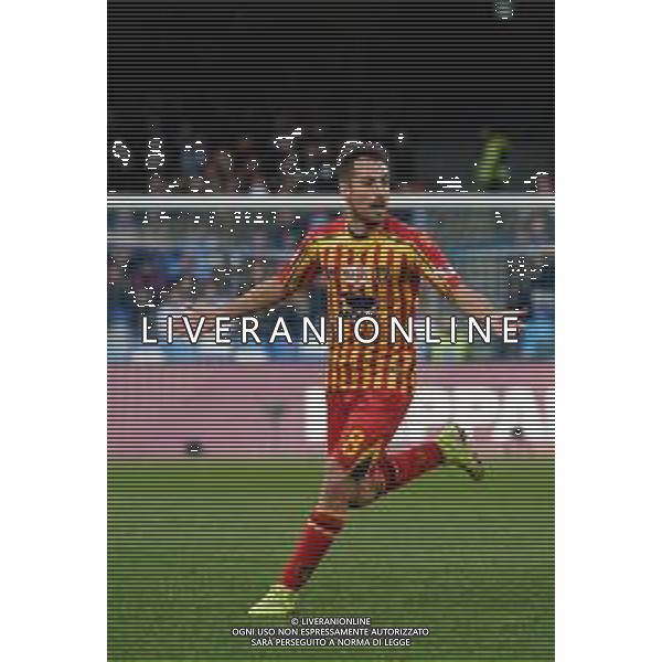 Campionato di Calcio Serie A 2019/2020 Napoli, Italia 09/02/2020 Napoli vs Lecce Nella foto: Esultanza Marco Mancosu FOTO MARCO IORIO-ALESSIO MARINI-AG ALDO LIVERANI SAS