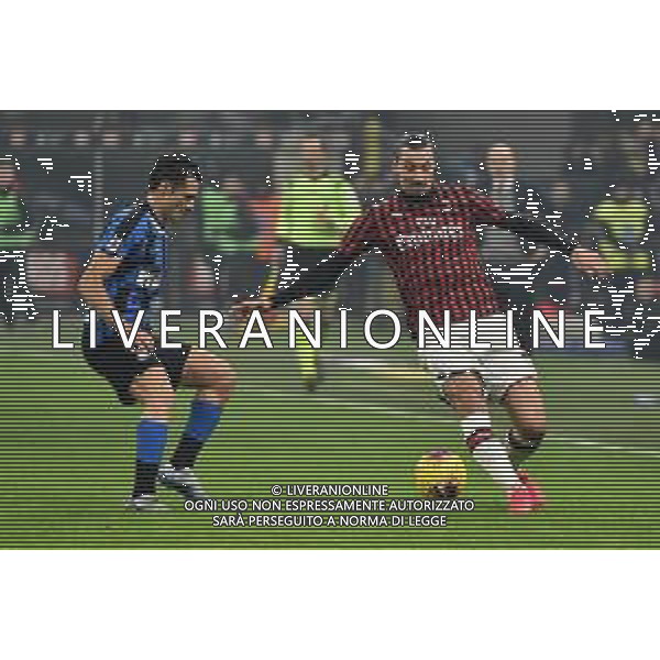 antonio Candreva e zlatan Ibrahimovic Inter vs Milan Campionato Serie A TIM - 23¬∞ giornata Milano 09-02-2020 Stadio Giuseppe Meazza - San Siro foto Roberto Garavaglia - ag. Aldo Liverani sas / AGENZIA ALDO LIVERANI SAS